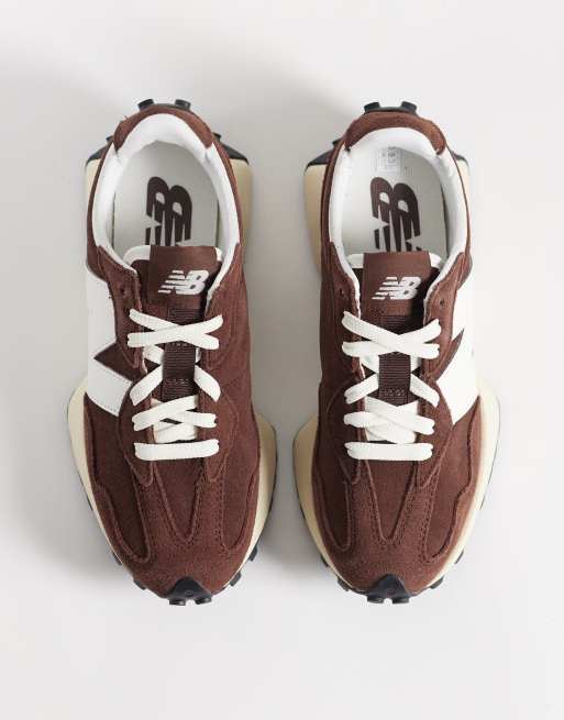 New Balance 327 sneakers in brown, 2 of 5