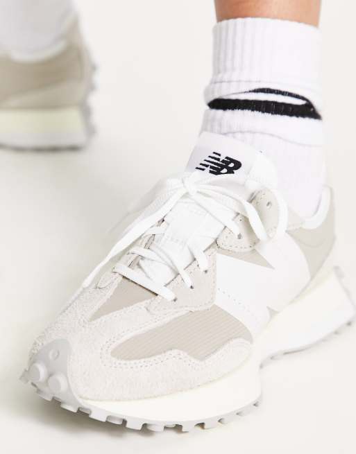 New Balance 327 - Sneakers in gebroken wit, 3 van 4