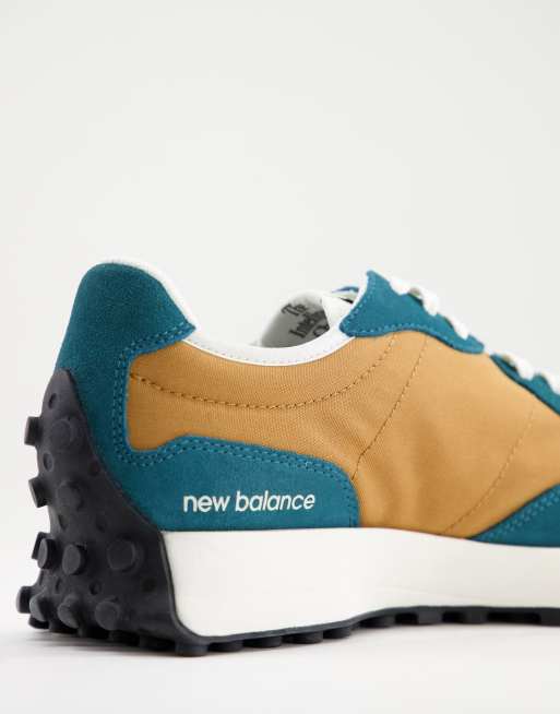 New Balance 327 sneakers in green multi, 2 of 4