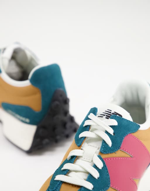 Scarpe Uomo 327 Multicolor – Sneakers Basse In Pelle E Tessuto, Suola In Gomma, Taglia 42