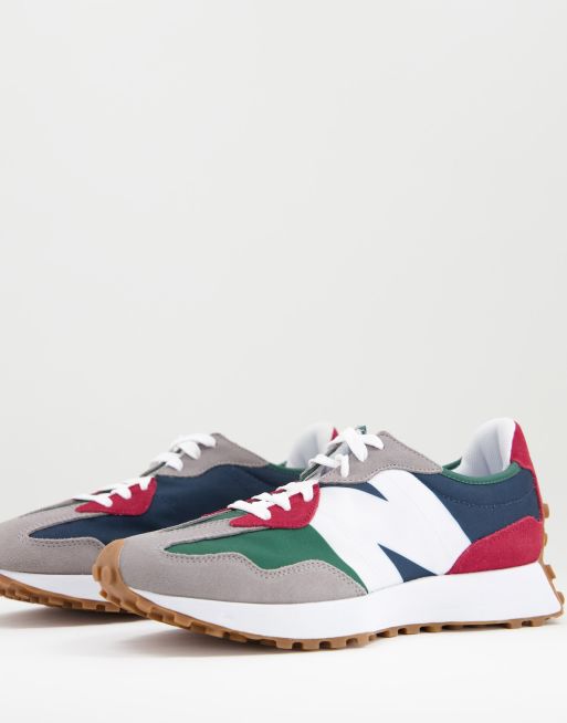 New Balance - 327 - Sneakers in grijs met multi details
