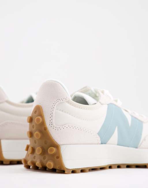 New Balance - 327 - Sneakers in lichtroze en blauw, 2 van 4