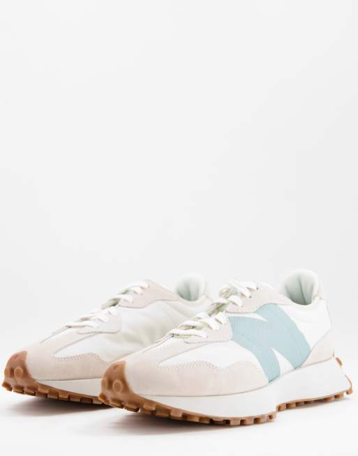 New Balance 327 sneakers in light pink and blue | ASOS