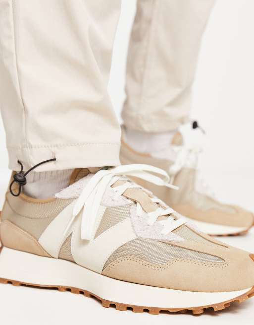 New Balance 327 Sneakers In Off White With Brown Detail Exclusive To ...