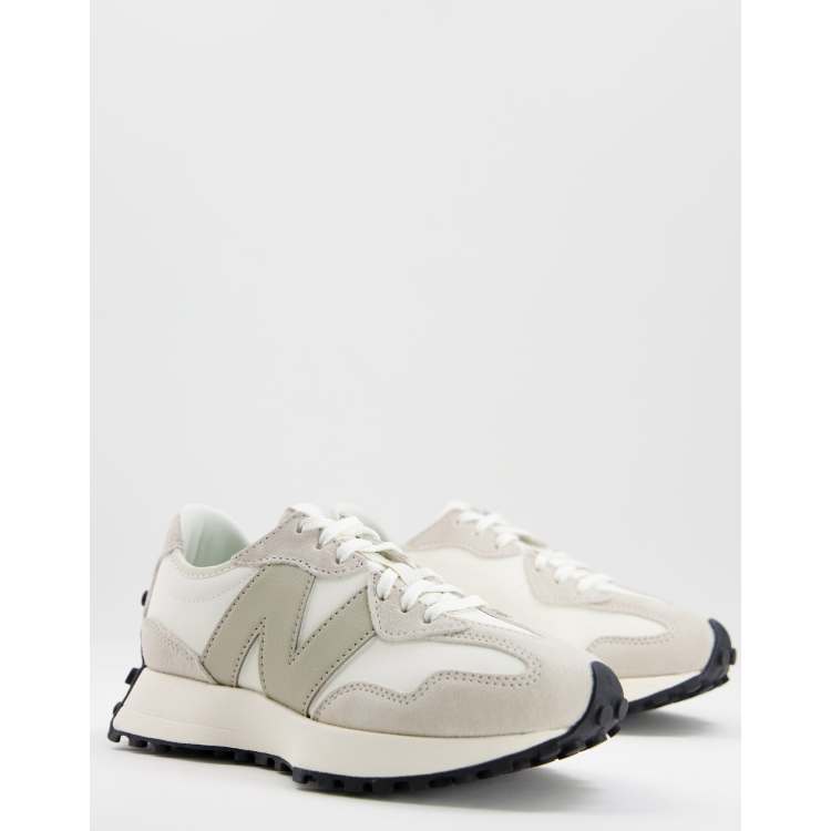 The New Balance 327 Trainer Arrives in Off White & Green - 80's