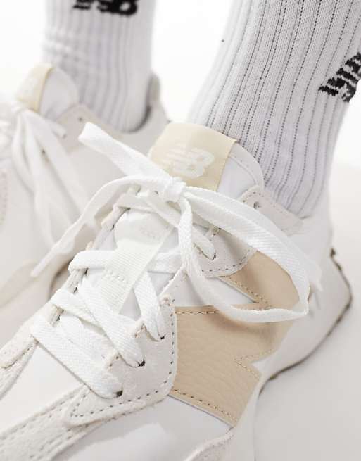 New Balance 327 sneakers in off white with beige detail | ASOS New Balance 327 sneakers in off white with beige detail | ASOS