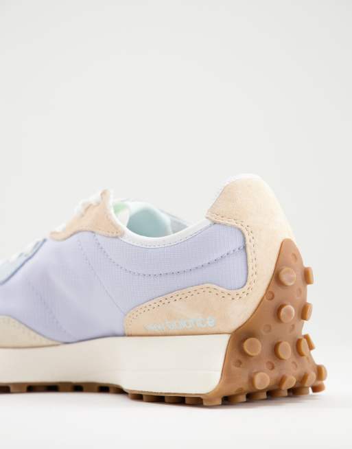New Balance - 327 - Sneakers in pastelblauw en roze, 4 van 4