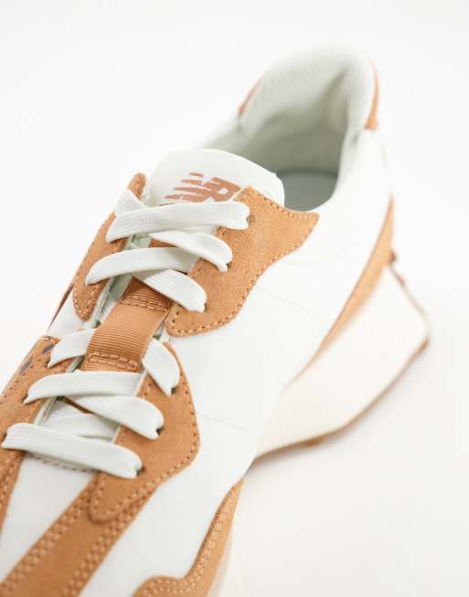 New Balance 327 sneakers in tan and leopard | ASOS