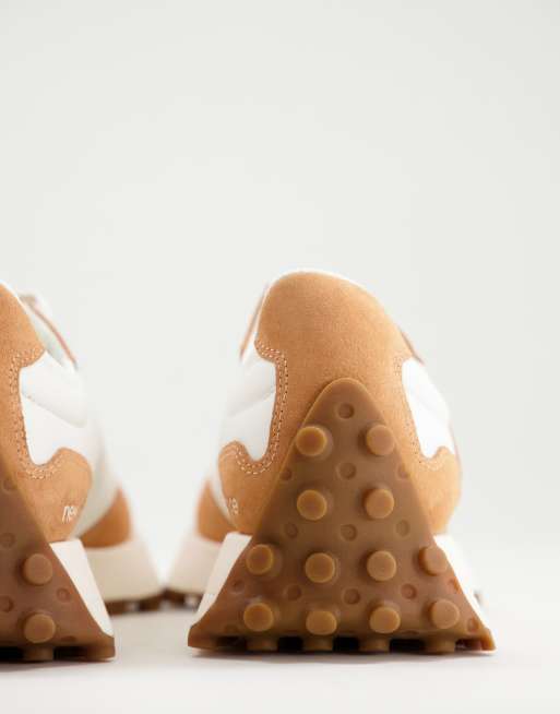 New Balance 327 sneakers in tan and leopard | ASOS