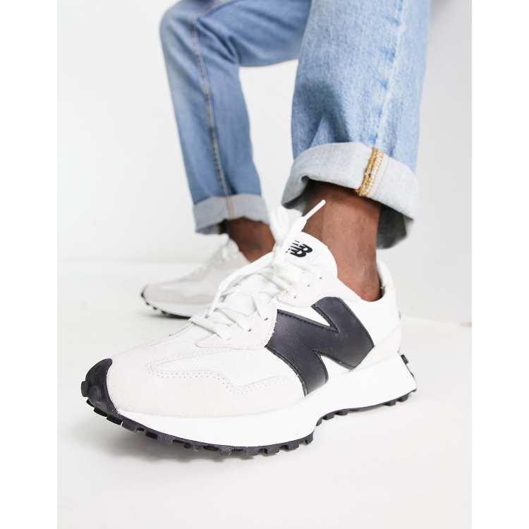 puberteit kompas veronderstellen New Balance 327 sneakers in white with black detail | ASOS