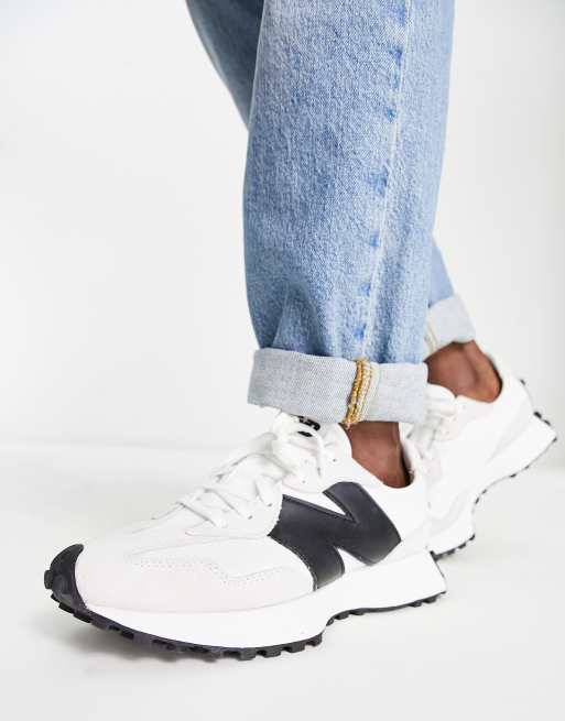 New Balance 327 sneakers in white with black detail | ASOS