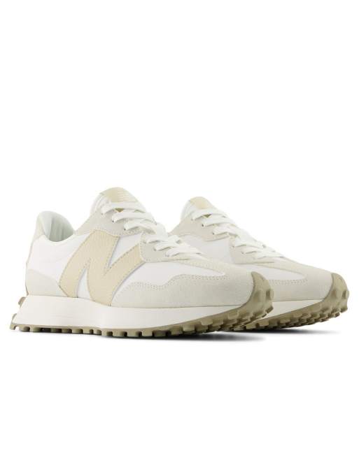 New Balance - 327 - Sneakers in wit en crème, 2 van 4