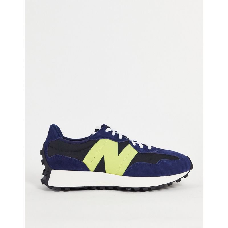 New Balance - 327 - Sneakers nere e gialle