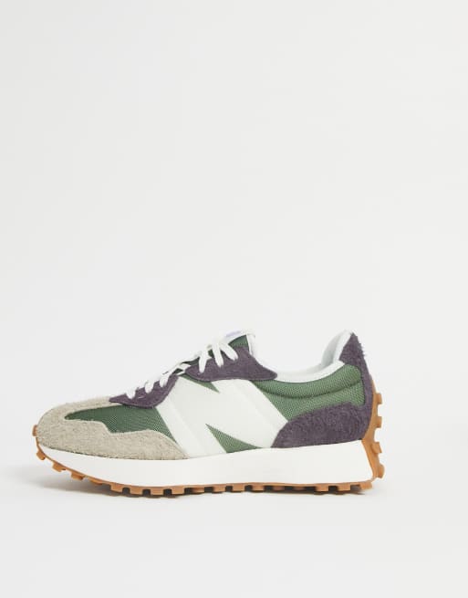 New Balance 327 Summer Brights trainers in green | ASOS