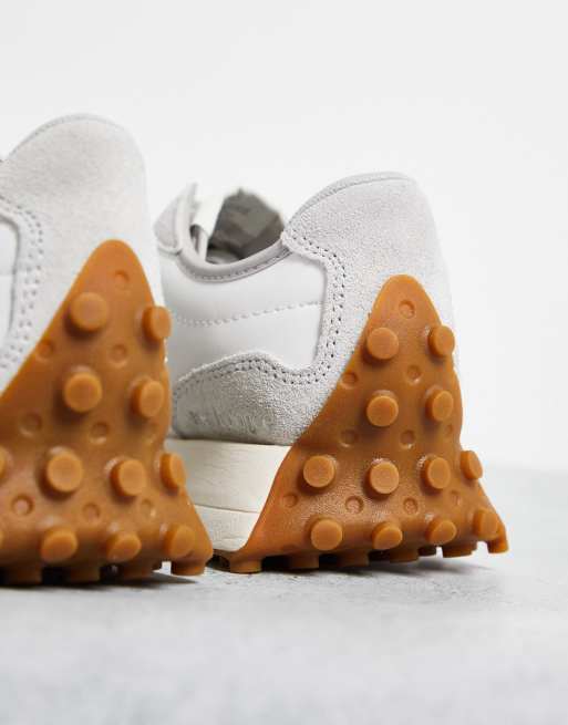 New Balance – 327 – Szare zamszowe sneakersy, 3 z 4