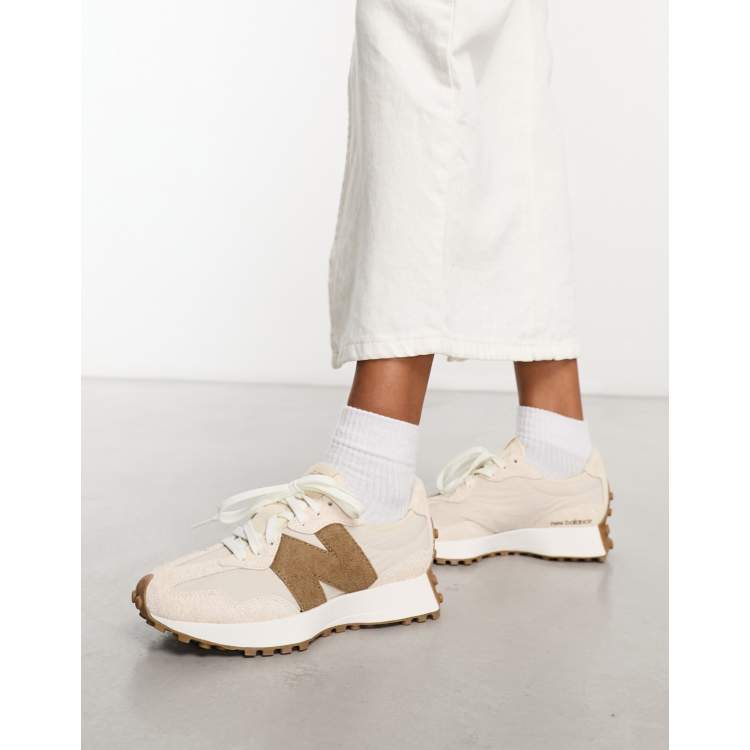 New Balance 327 trainers in beige, ASOS