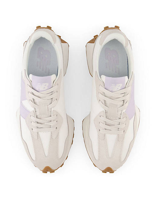 New Balance 327 trainers in beige & lilac | ASOS