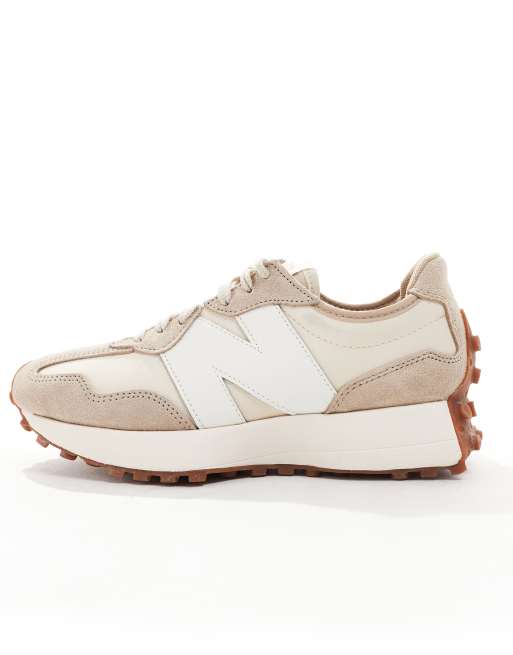 New Balance 327 trainers in beige, ASOS