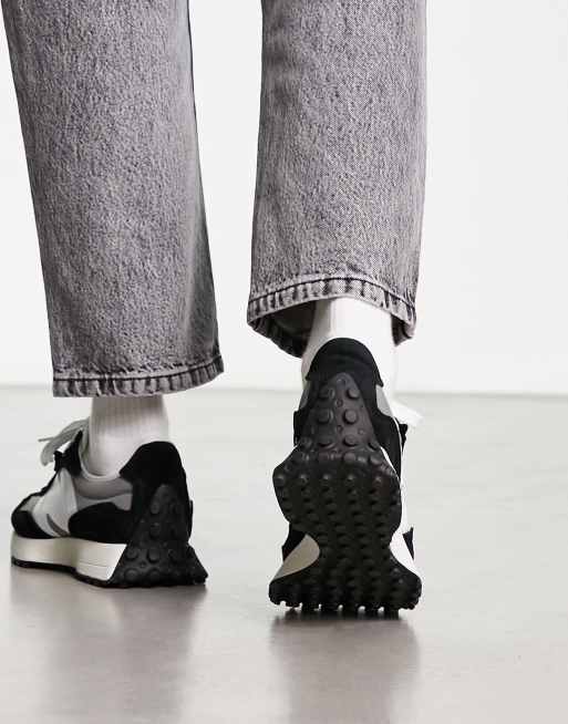 New Balance 327 trainers in black and grey | ASOS