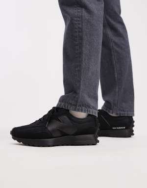 New Balance 327 trainers in black