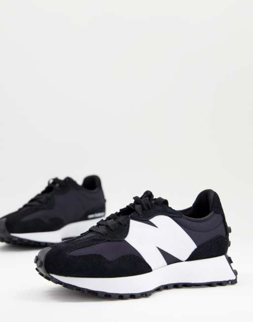 New balance womens store 327 trainers black