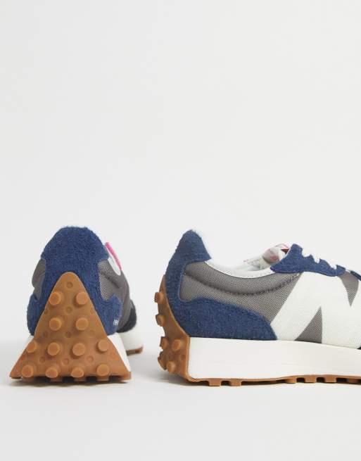 New Balance 327 Trainers In Red And Blue