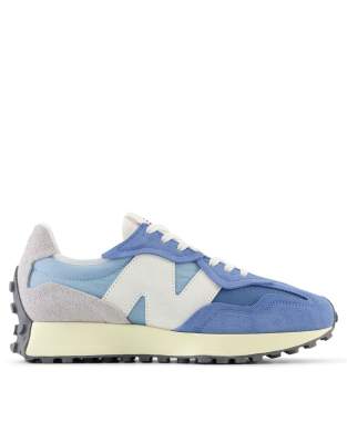 New Balance 327 trainers in blue