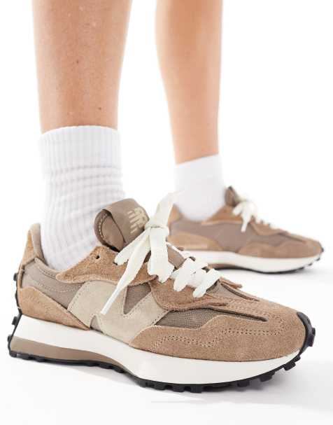 New Balance 327 trainers in brown - view 1