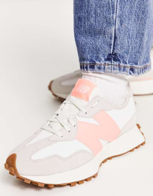 New balance shop cream trainers