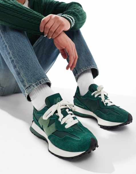 Mens green new balance trainers on sale