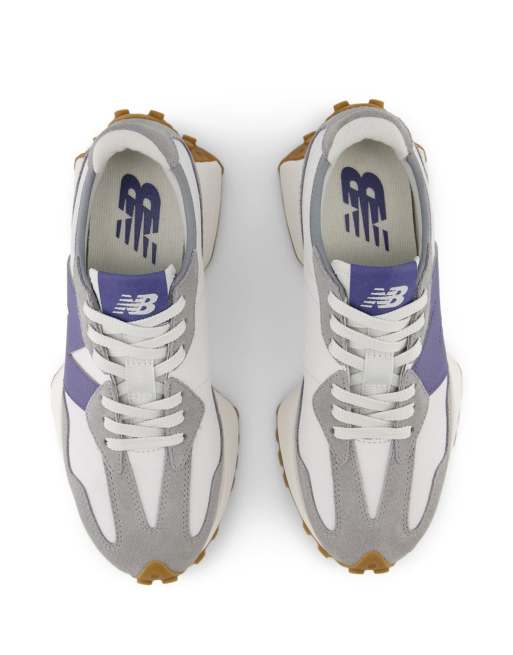 New Balance 327 trainers in grey and purple ASOS