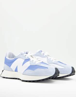 new balance 327 white pale blue