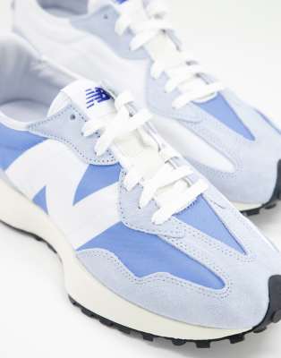 new balance 327 trainers in blue