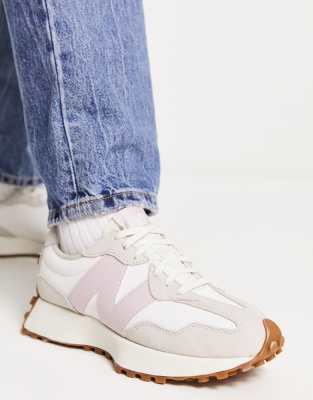 New balance 327 store pink trainers