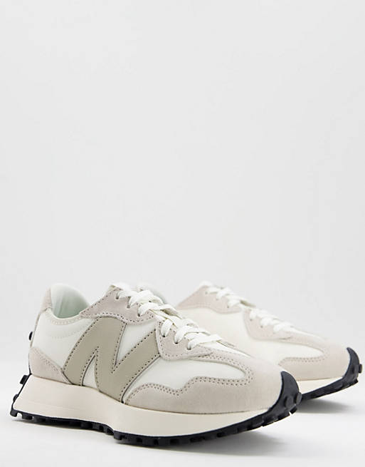 New Balance 327 Trainers In Off White And Pink | ubicaciondepersonas
