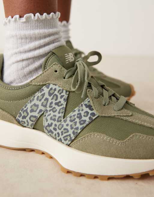 Olive Beige New Balance 327 Olive Green New Balance 327 Trainers