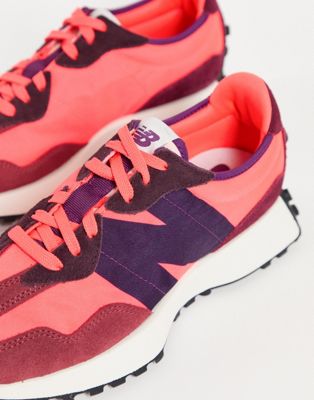 new balance 327 red and pink