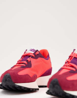 new balance red and pink