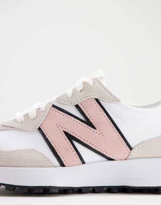 new balance 327 white and pink haze