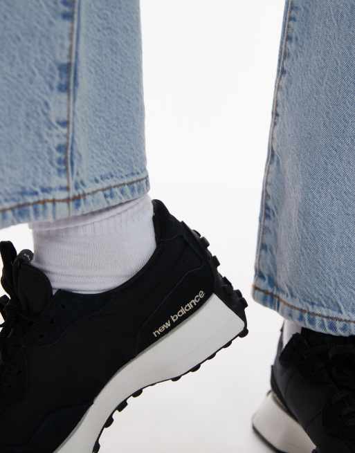 New Balance – 327 – Unisex-Sneaker in Schwarz und mit Leopardenmuster, 3 von 5