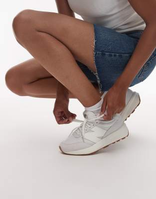  370 gum sole trainers in off white