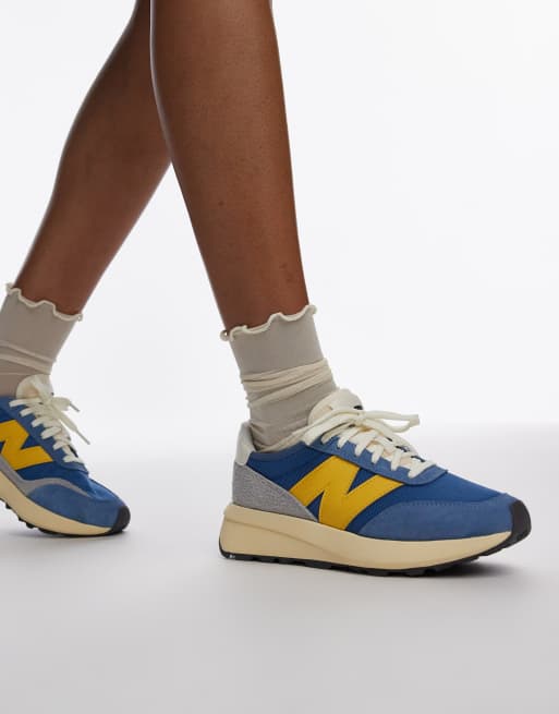 New balance geel blauw shop