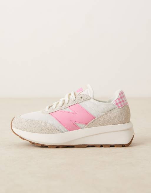 New Balance - 370 - Sneakers rosa a quadretti - In esclusiva per ASOS, 2 di 5