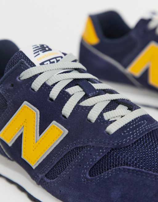 New balance bleu marine et jaune new arrivals