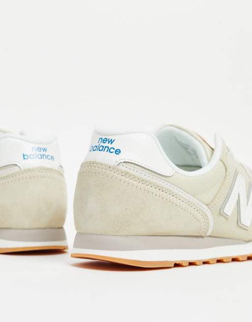 New balance 373 homme on sale blanche