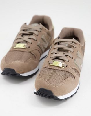 Chaussures New Balance - 373 - Baskets - Marron et doré