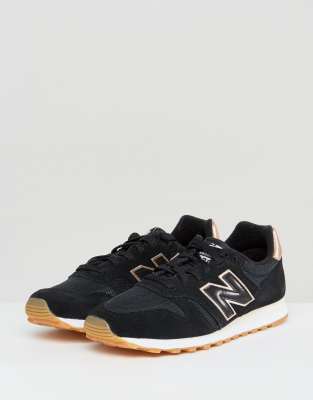 new balance noir et or femme