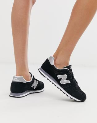 new balance 373 black and white