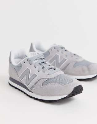 new balance 420 trainers with rose gold trim in grey