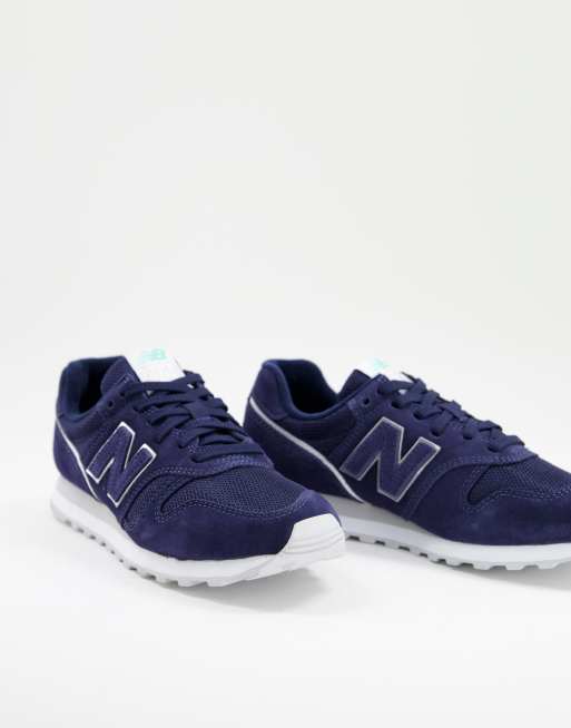 New balance 373 store pelle blu